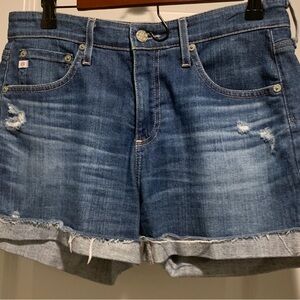 AG-ED Denim “The Hailey,” ex boyfriend roll up short in a size 26R.